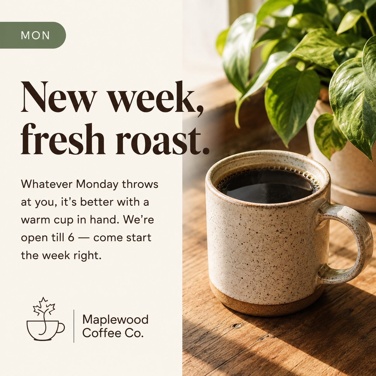 Monday sample post